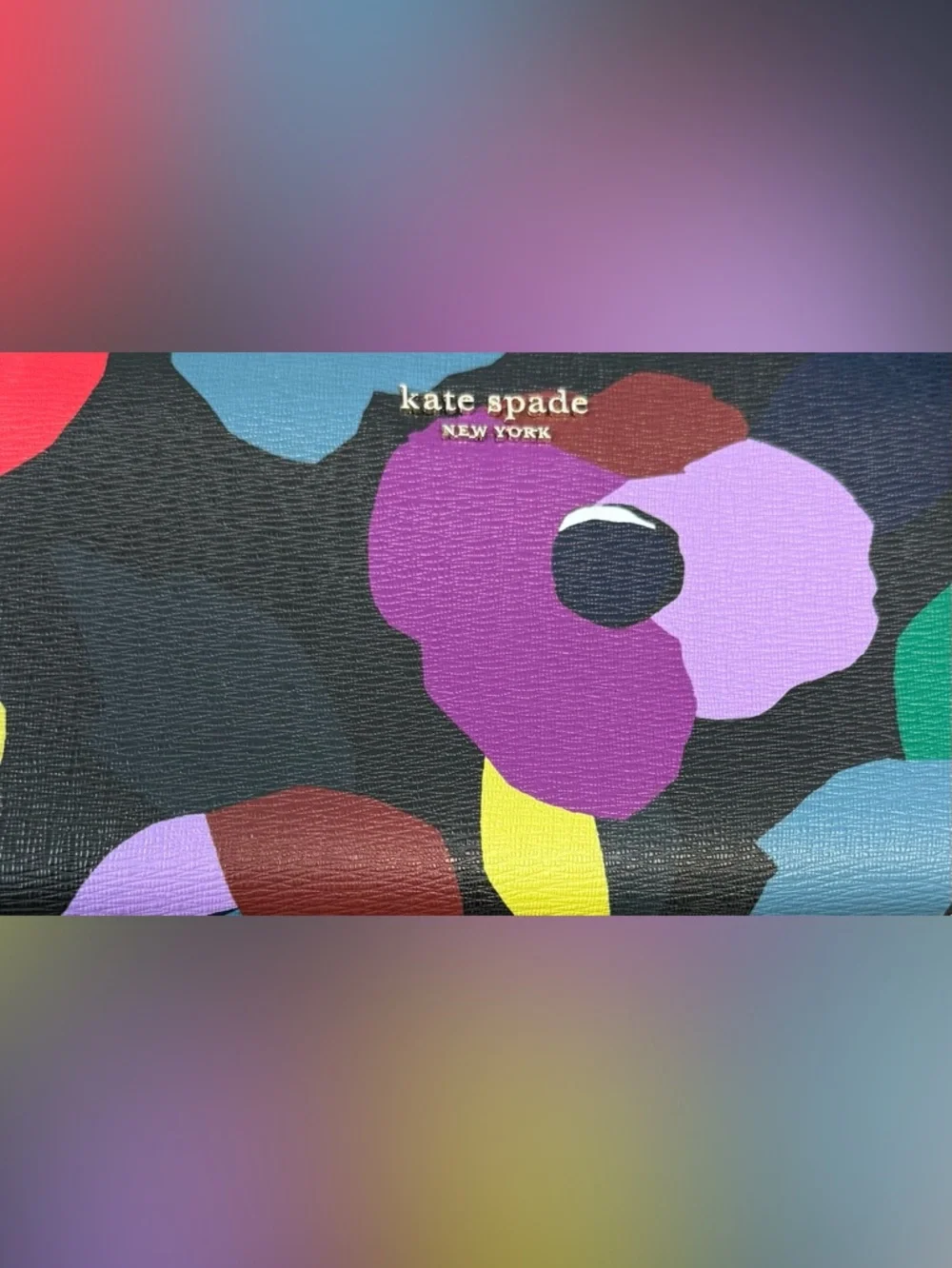♠️KATE SPADE♠️Spencer Floral Collage Zip-Around Continental Wallet/NWOT